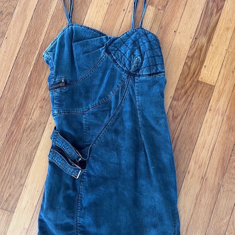 Vintage Diesel Denim Asymmetrical Dress